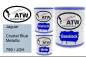 Preview: Jaguar, Crystal Blue Metallic, 799 / JGH: 1L Lackdose + 1L Klarlack + 500ml Härter - Set, von ATW Autoteile West.